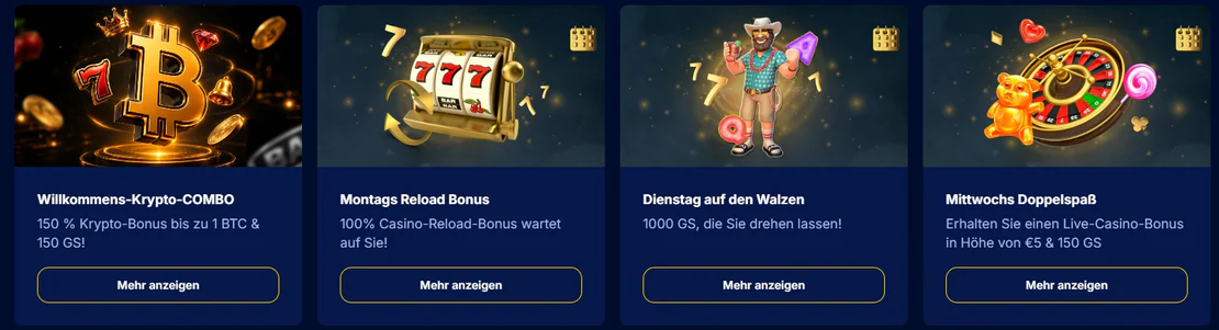 Was der Startbonus bringt