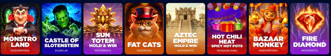 Was man bei Fiesta Slots spielen kann
